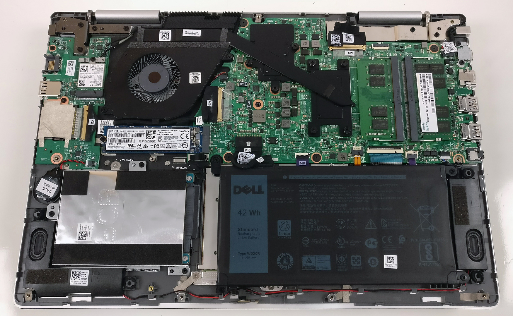 How to replace and fix DELL Inspiron ins 15D 7570 7580 7573 LCD Rear Top Lid Back Cover A case gray 06F62Y (Dell Inspiron 15 7570)